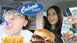 Our FIRST TIME Trying CULVERS [upl. by Noswal]