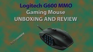 Logitech G600 Unboxing and Review Best Gaming Mouse for WoW [upl. by Cilo]