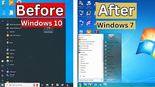 How To Make Windows 10 Look Like Windows 7 Theme 2024 Easy Way  Bring Back Vintage Looks [upl. by Arianne]