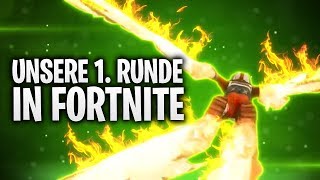 UNSERE 1 RUNDE IN FORTNITE  FLAMMEN PARTIKEL 👶🏻  Fortnite Battle Royale [upl. by Teemus]