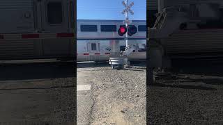 Amtrak California Zephyr At 20th St Crossing [upl. by Muriel]