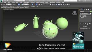 Les fondamentaux de 3ds Max 14  Modélisation polygonale [upl. by Nref]