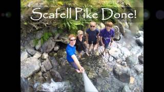 Four Friends amp a Dog Climb Scafell Pike [upl. by Dnalrag]