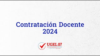 TUTORIAL  CONTRATO DOCENTE 2024 [upl. by Auoy]