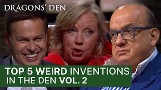 Top 5 Weird Inventions  Vol2  Dragons Den [upl. by Eseuqcaj]