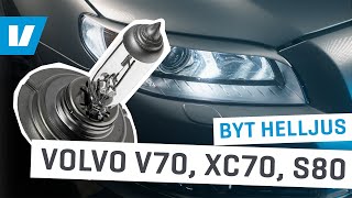 Hur du byter lampan för Helljuset på din Volvo V70 XC70 eller S80 0816 [upl. by Inait]