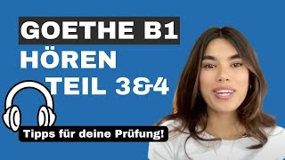 Goethe Zertifikat B1 Hören Teil 3 amp 4 [upl. by Kilar789]