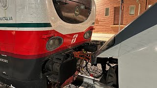 IL RECUPERO DELL INTERCITY 610 GUASTO E402B148Convoglio E414 in precedenza a BARLETTA [upl. by Etteniotna]