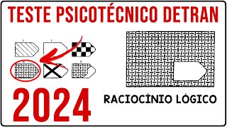 TESTE PSICOTÉCNICO DETRAN 2024 [upl. by Nylimaj107]