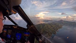 Business Jet  Challenger 605  Landing at Seychelles SEZFSIA  May 2022 [upl. by Lamrej849]