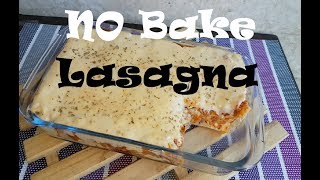 NO bake lasagna  cheese Bechamel recipe  Lasagna recipe [upl. by Nylirret]