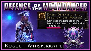 DASH Defense of the Moondancer Master Speedrun Rogue Whisperknife PoV  Neverwinter [upl. by Ermeena]