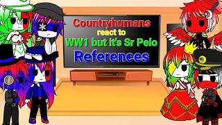 Countryhumans react to WW1 but its Sr Pelo References by PanzerAngriff Late Veterans Day  Bonus [upl. by Bail]