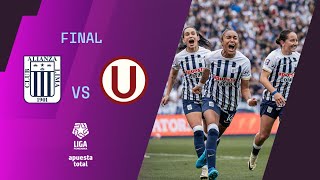 Final Femenina 2024 Alianza Lima 31 Universitario resumen EXTENDIDO del partido  30082024 [upl. by Mansoor]