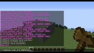 World Edit Tutorial Episode 2 Replacing blocks and setting multiple blocks [upl. by Oglesby]