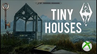 SKYRIM Tiny Houses BUILDABLE Hearthfire Home Craftmanship Mod 🏠 XBOX Load Order 2022 [upl. by Petunia]