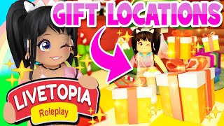 ALL GIFT LOCATIONS Miniatures Collection in LIVETOPIA Roleplay roblox [upl. by Aminta]