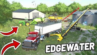 WELCOME TO EDGEWATER  Farming Simulator 22  Episode 1 [upl. by Assenar]