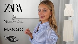 SUPER HAUL REBAJAS Y NUEVA TEMPORADA  Zara Massimo dutti mango outlet [upl. by Shari]