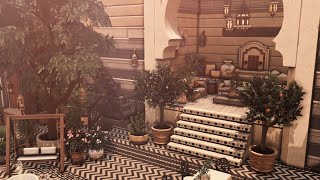 Beit El Sham Damascene Courtyard House  The Sims 4 Speed Build [upl. by Novyart]