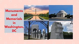 Monuments and Memorials in Washington DC  Historical Places  USA [upl. by Allenotna]