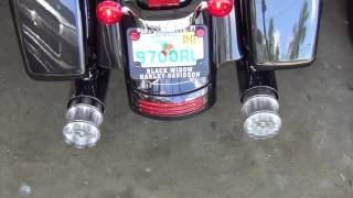 Tailgunner Exhaust quotGunshipsquot 2016 Road Glide [upl. by Jacklyn981]