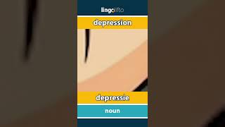 🇬🇧🇳🇱 depression  depressie  vocabulary builder  learn English  laten we Engels leren [upl. by Ymmac262]