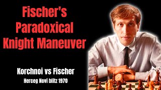 Paradoxical Chess Retreat to Attack Korchnoi vs Fischer [upl. by Royce]