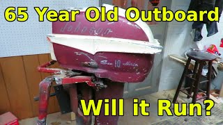 1950s Johnson Outboard Will it run [upl. by Issy984]