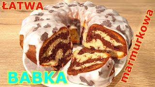 Szybka i prosta babka marmurkowa 👌 pyszne i pachnące ciasto do kawy lub herbaty [upl. by Trudie]