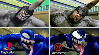 SPIDERMAN PS1 vs Dreamcast Ultimate Graphics Comparison  4K ULTRA HD [upl. by Ailegna]