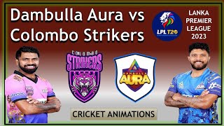 Dambulla Vs Colombo T20 LPL Match  srilanka premium league  cricket highlights [upl. by Papageno]