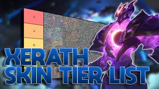 TIER LIST DAS SKINS DO XERATH MUITA ENERGIA [upl. by Geoffry]