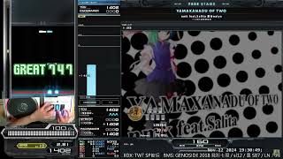 ▽10 YAMAXANADU OF TWO FULL COMBO AAA｜発狂BMS [upl. by Cresida]