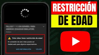 Cómo quitar la restricción de edad en yt [upl. by Amocat935]