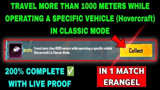 TRAVEL MORE THAN 1000 METERS WHILE OPERATING A SPECIFIC VEHICLE Hovercraft IN CLASSIC MODE [upl. by Camus875]