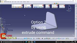 Sheet Metal Basic Tutorial 1 CATIA V5  cadguruji [upl. by Ahsenik]