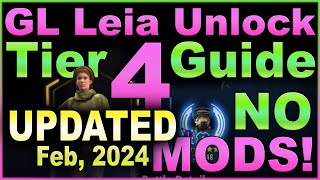 REVISED  HOW to UNLOCK GL Leia Tier 4 Strategy Guide  featuring an ANGRY ranting GERBIL [upl. by Llerrit]