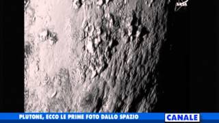 Plutone ecco le prime foto dallo spazio  Tg Canale Italia [upl. by Eelydnarb]