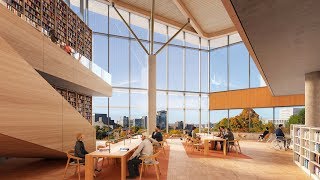 Inside the new Ottawa Public Library courtesy of the City of Ottawa [upl. by Eenat47]