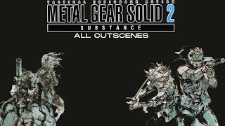 Metal Gear Solid 2 Substance  All Cutscenes and some codec calls [upl. by Aidnac]