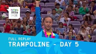 Trampoline  Womens Qualification amp Final  Full Replay  Nanjing 2014 Youth Olympic Games [upl. by Anaimad435]