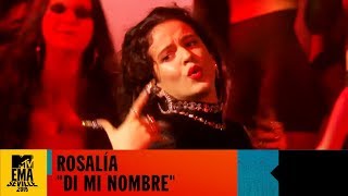 Rosalia 🎶 Di Mi Nombre Live EMA Performance  MTV [upl. by Aronoff]