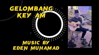 Gelombang by Salamiah Hassan  Karaoke  Male [upl. by Cinnamon934]