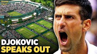 Djokovic Responds on Doubts of Playing Wimbledon 2024  Tennis News [upl. by Arahk]