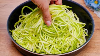 I cook zucchini like this every weekend A quick and healthy recipe for zucchini with rice [upl. by Whit663]