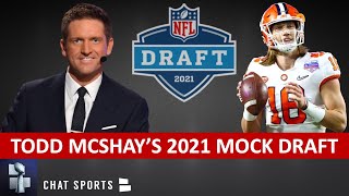 Todd McShay 2021 NFL Mock Draft Reacting To His First WayTooEarly NFL Mock Draft [upl. by Cayser678]