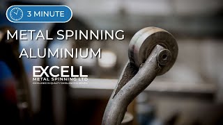 Metal Spinning Aluminium  In Under 3 Minutes [upl. by Germain]