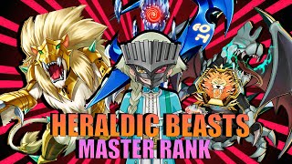 Heraldic Beasts Reach Master Rank  YuGiOh Master Duel Season 28 [upl. by Eelarbed]