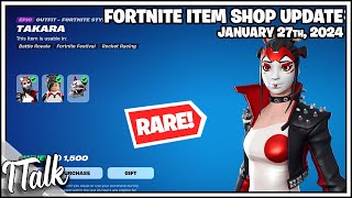 NEW EMOTE amp RARE SET RETURN Fortnite Item Shop January 27th 2024 Fortnite Chapter 5 [upl. by Aliuqahs913]